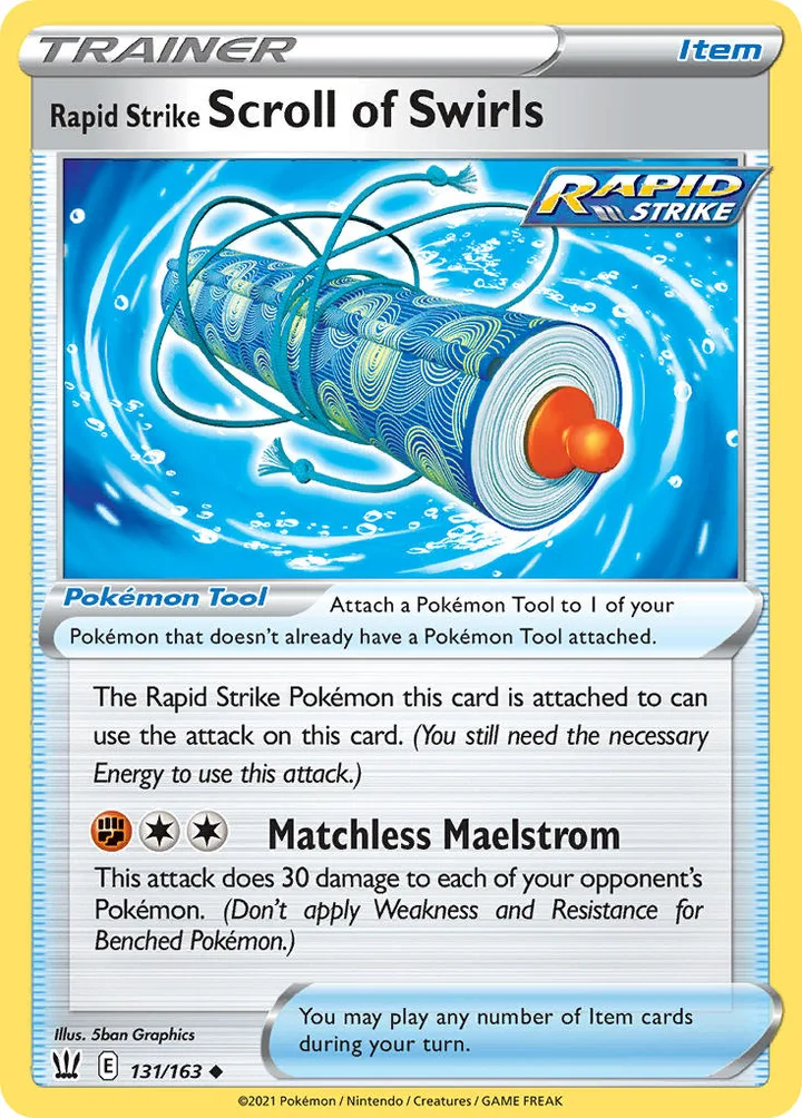 Rapid Strike Scroll of Swirls, Battle Styles 131/163