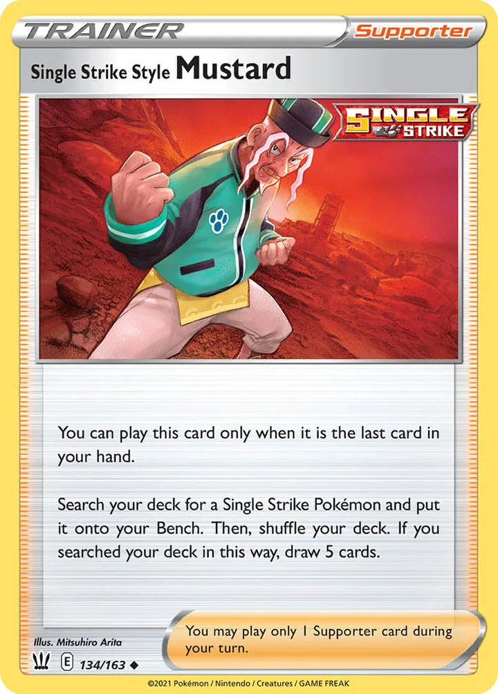 Single Strike Style Mustard, Battle Styles 134/163