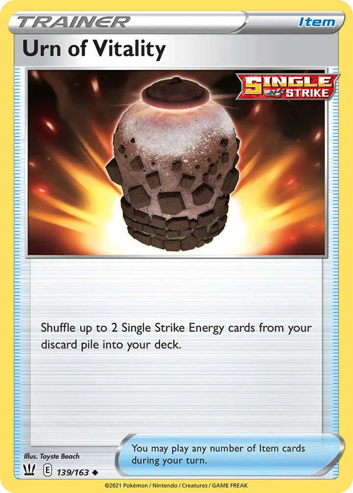 Urn of Vitality, Battle Styles 139/163