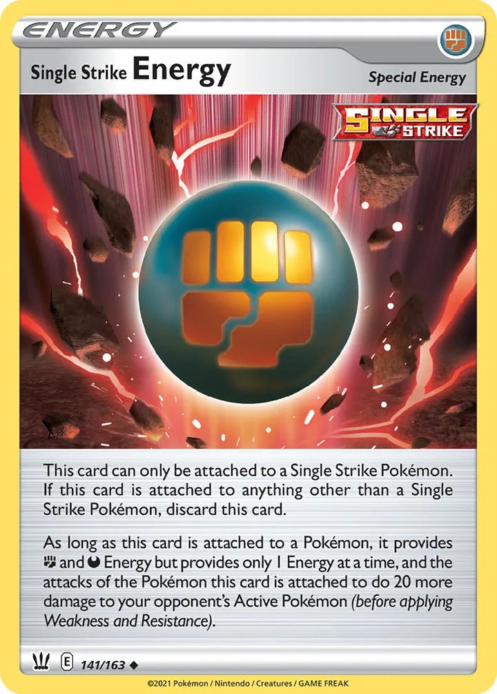 Single Strike Energy, Battle Styles 141/163
