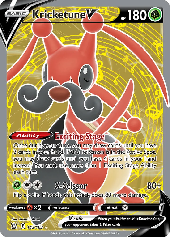 Kricketune V, Battle Styles 142/163