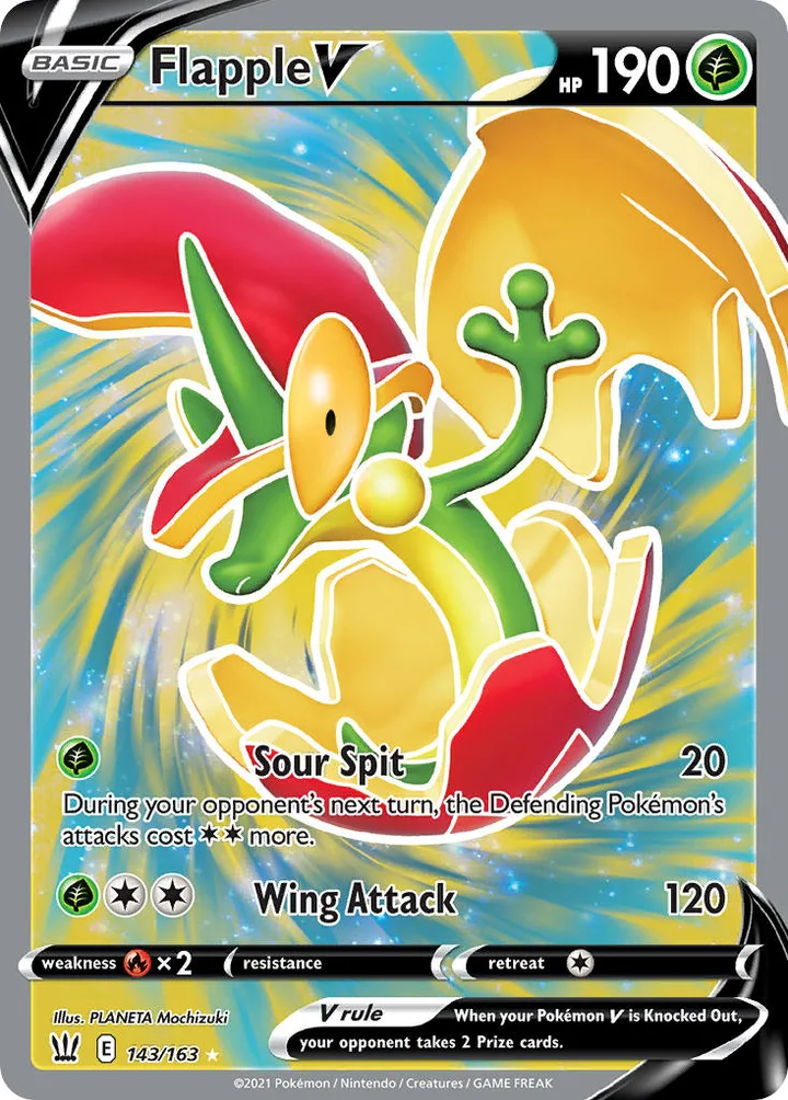 Flapple V, Battle Styles 143/163