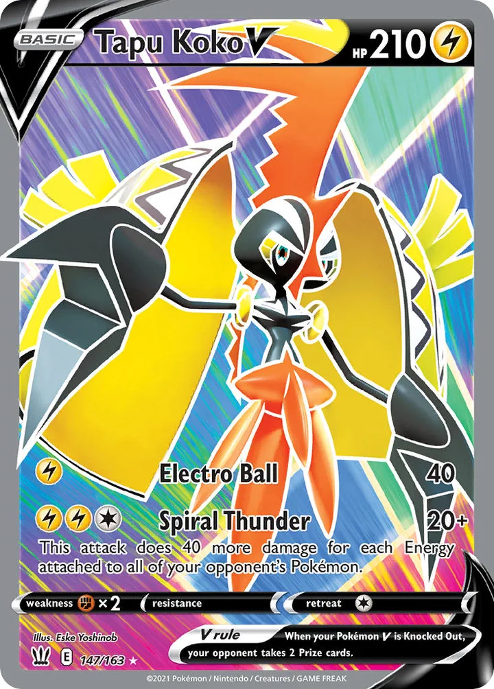 Tapu Koko V, Battle Styles 147/163