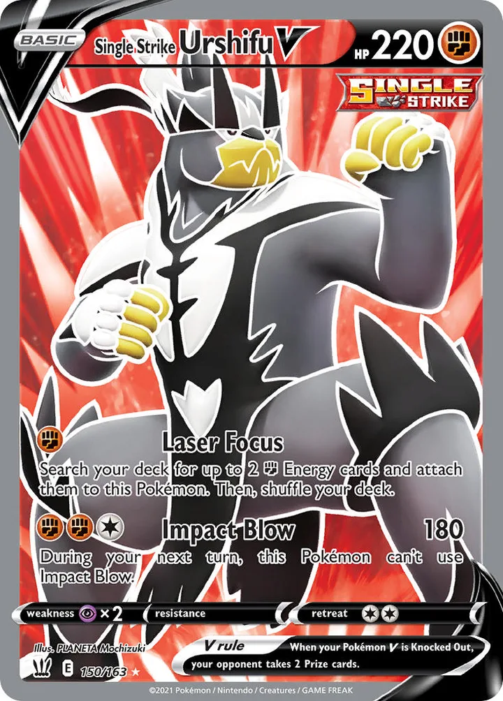 Single Strike Urshifu V, Battle Styles 150/163