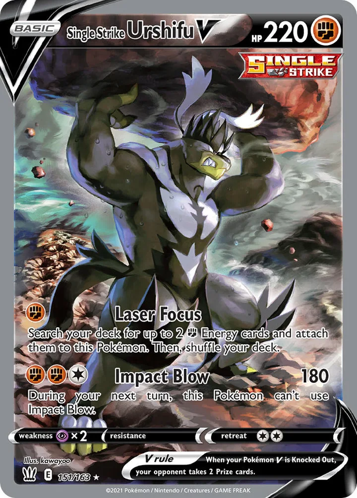 Single Strike Urshifu V, Battle Styles 151/163
