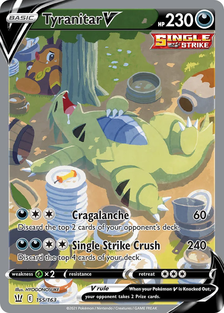 Tyranitar V, Battle Styles 155/163