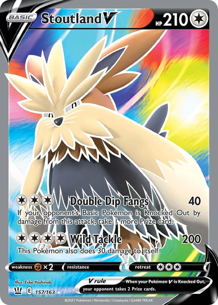 Stoutland V, Battle Styles 157/163