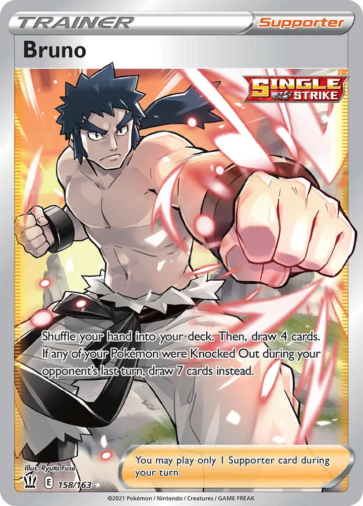 Bruno, Battle Styles 158/163