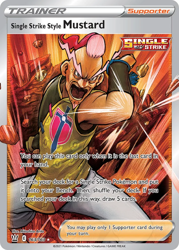 Single Strike Style Mustard, Battle Styles 163/163