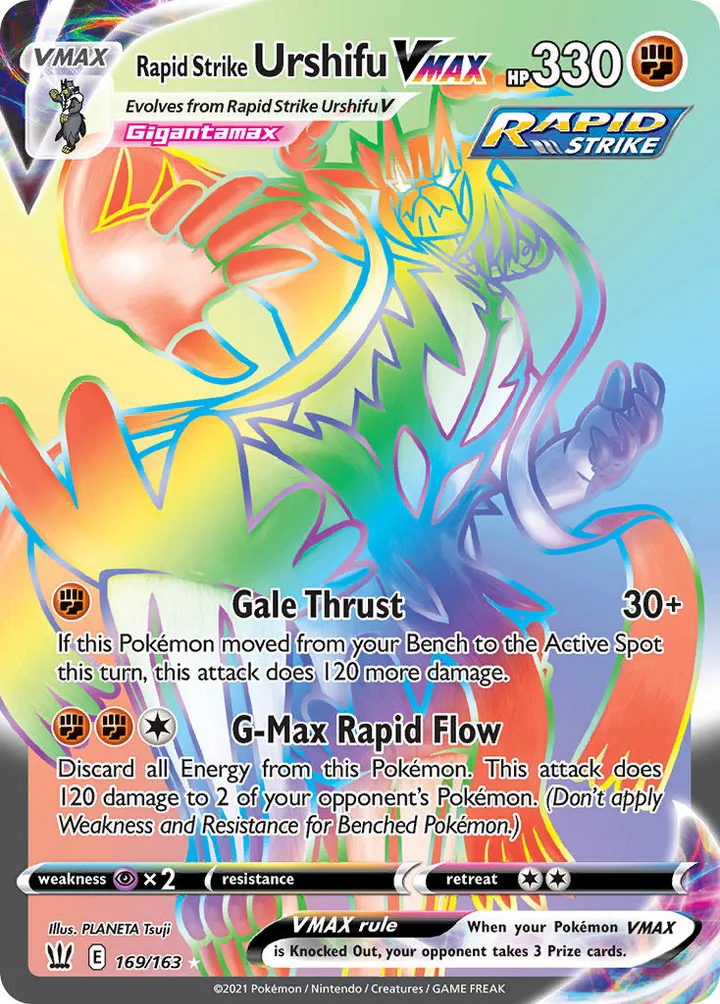 Rapid Strike Urshifu VMAX, Battle Styles 169/163