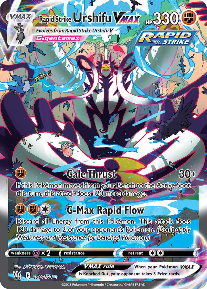 Rapid Strike Urshifu VMAX, Battle Styles 170/163