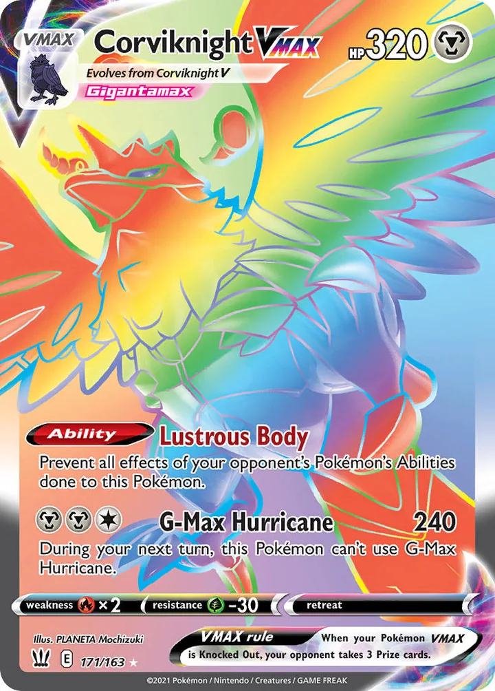 Corviknight VMAX, Battle Styles 171/163