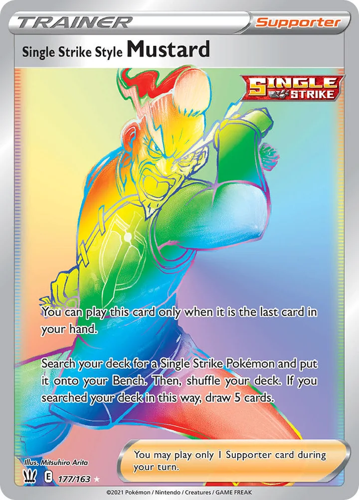 Single Strike Style Mustard, Battle Styles 177/163