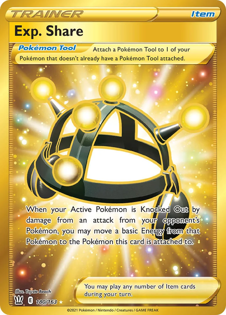 Exp. Share, Battle Styles 180/163