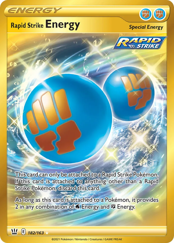 Rapid Strike Energy, Battle Styles 182/163