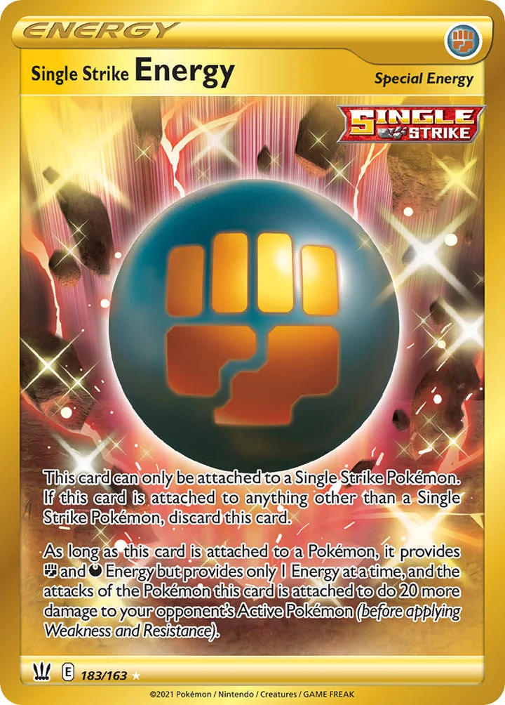 Single Strike Energy, Battle Styles 183/163