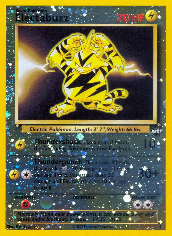 Electabuzz, Best of Game 1