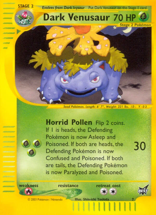 Dark Venusaur, Best of Game 7