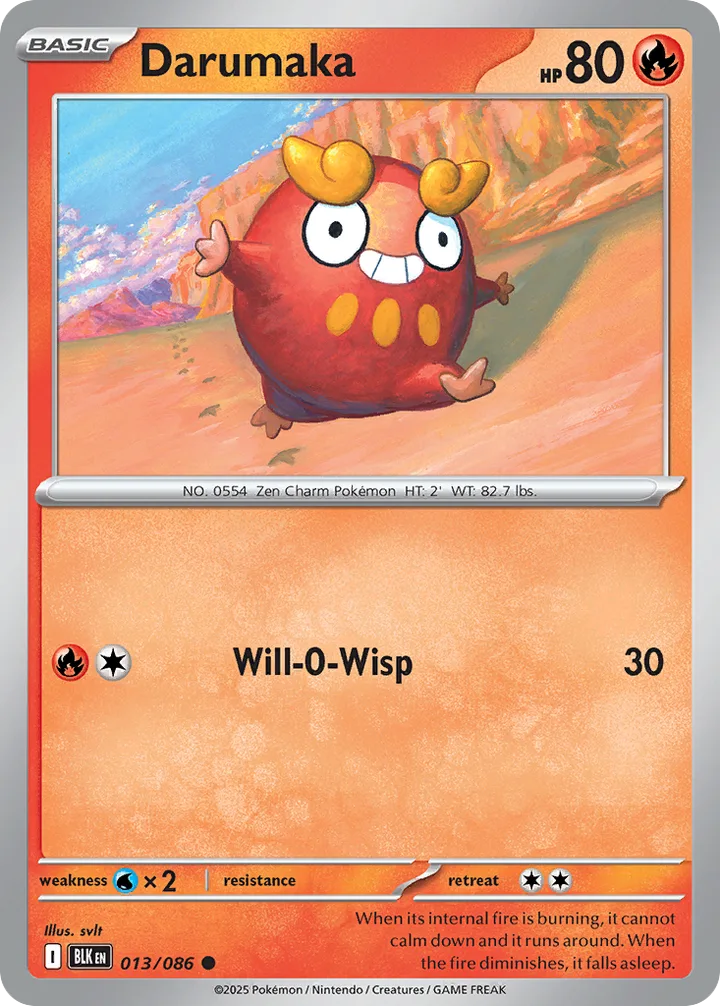 Darumaka, Black Bolt 013/086