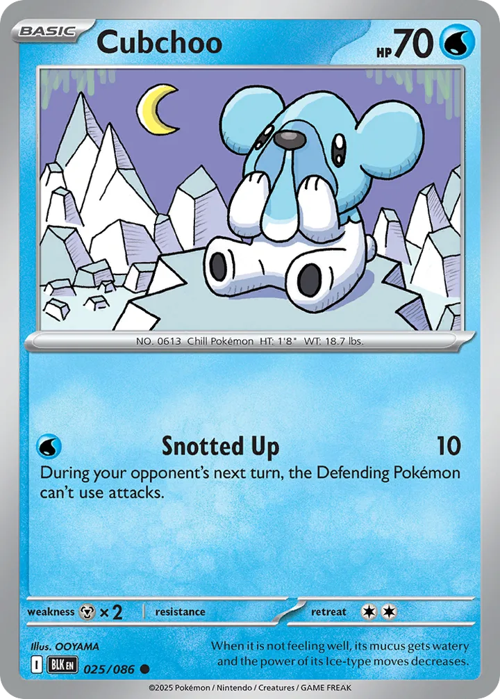 Cubchoo, Black Bolt 025/086