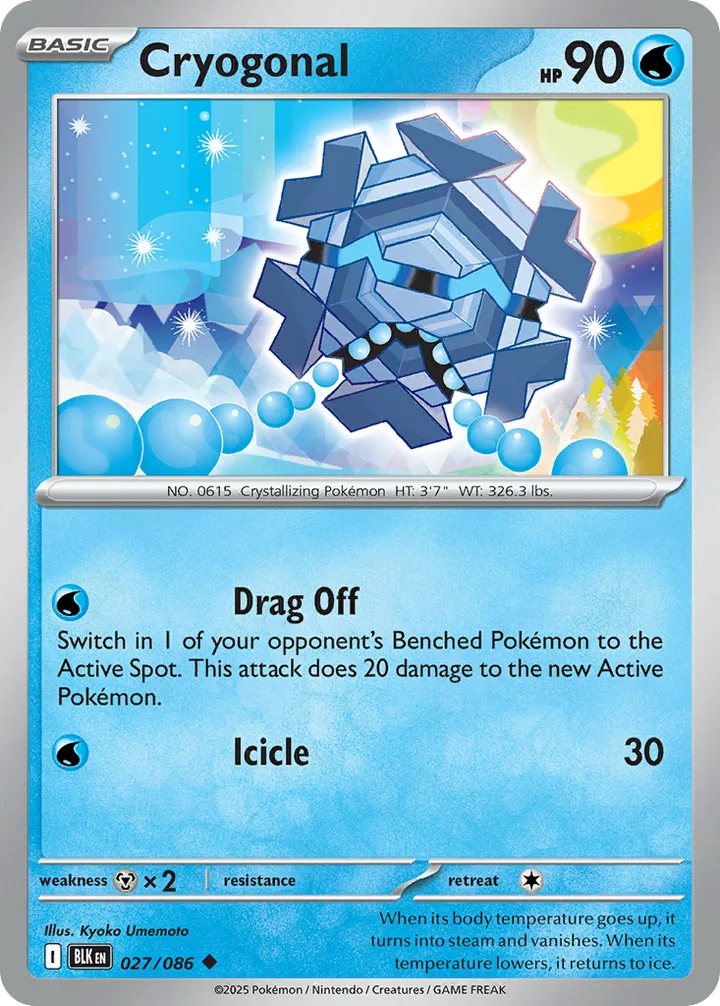 Cryogonal, Black Bolt 027/086