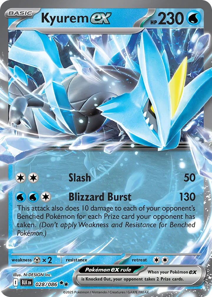 Kyurem ex, Black Bolt 028/086
