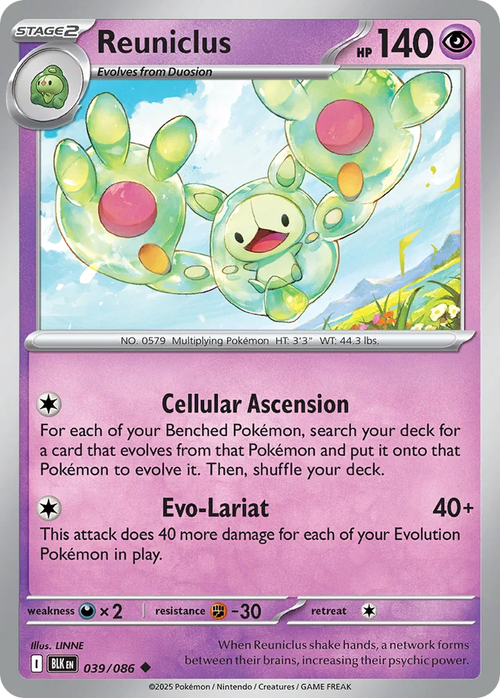 Reuniclus, Black Bolt 039/086
