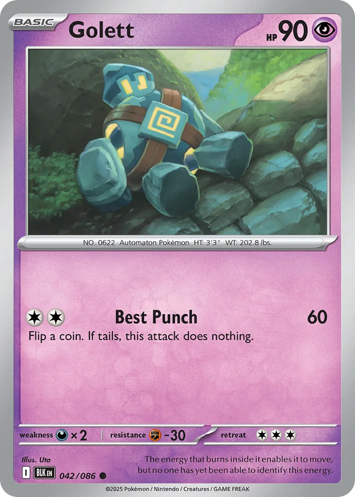 Golett, Black Bolt 042/086