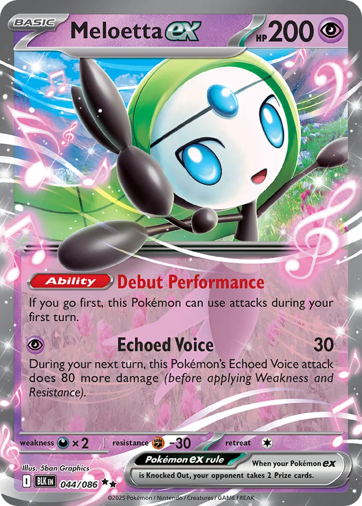 Meloetta ex, Black Bolt 044/086
