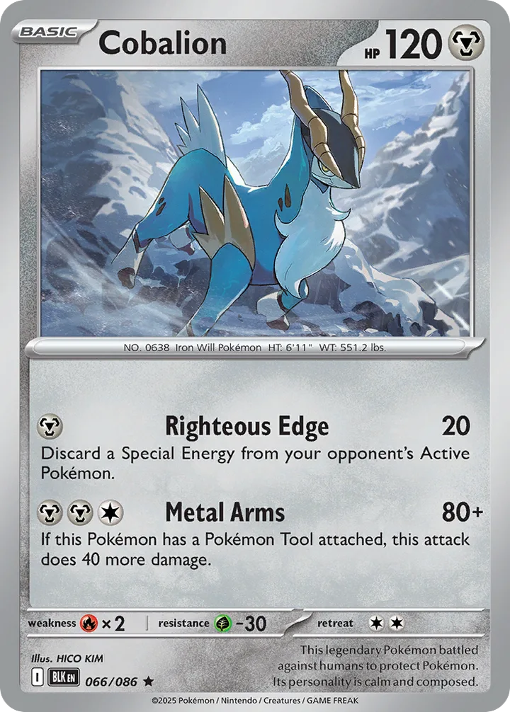 Cobalion, Black Bolt 066/086
