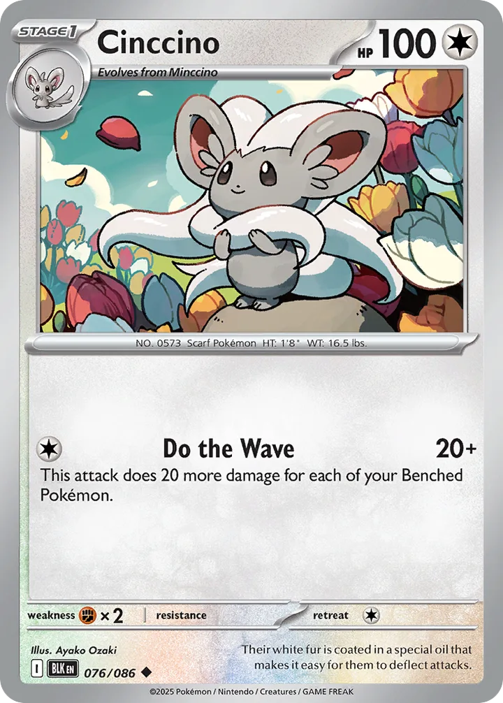 Cinccino, Black Bolt 076/086