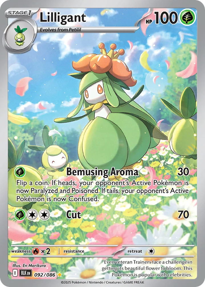 Lilligant, Black Bolt 092/086