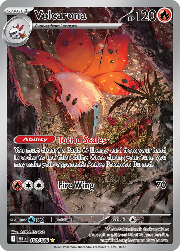 Volcarona, Black Bolt 100/086