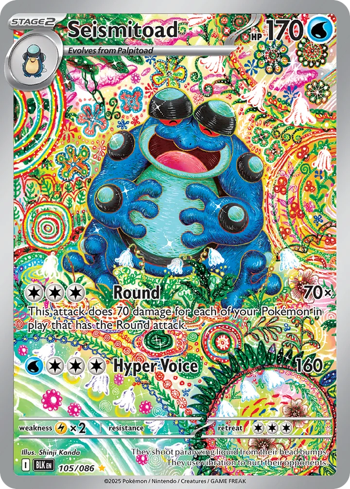 Seismitoad, Black Bolt 105/086