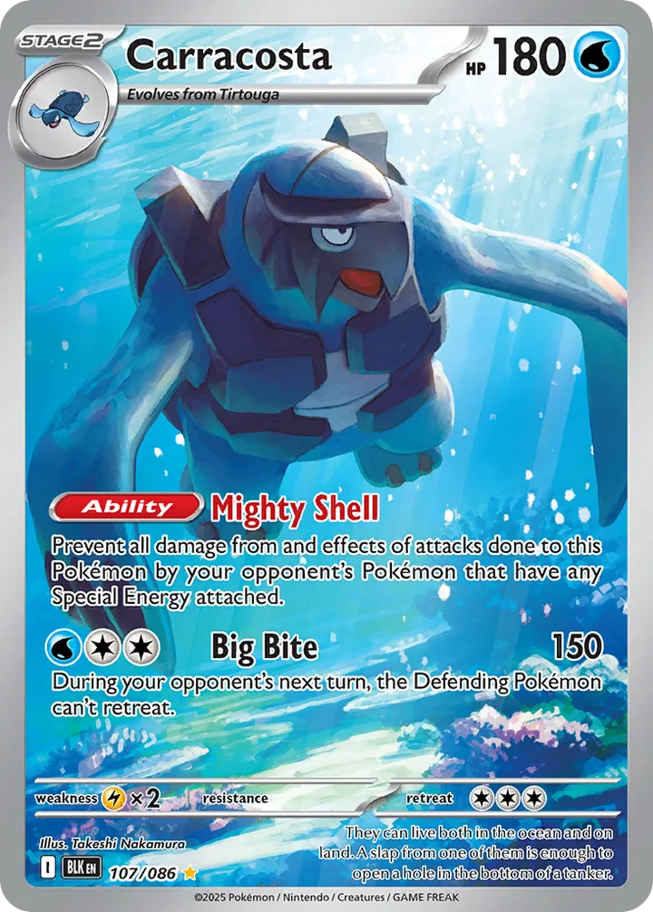 Carracosta, Black Bolt 107/086