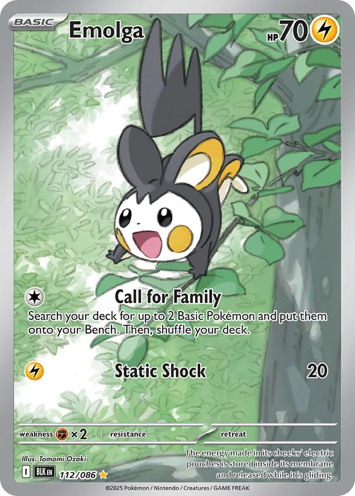 Emolga, Black Bolt 112/086