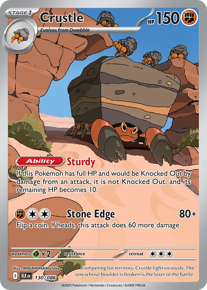 Crustle, Black Bolt 130/086