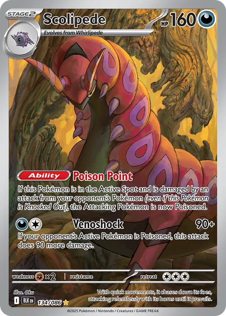 Scolipede, Black Bolt 134/086