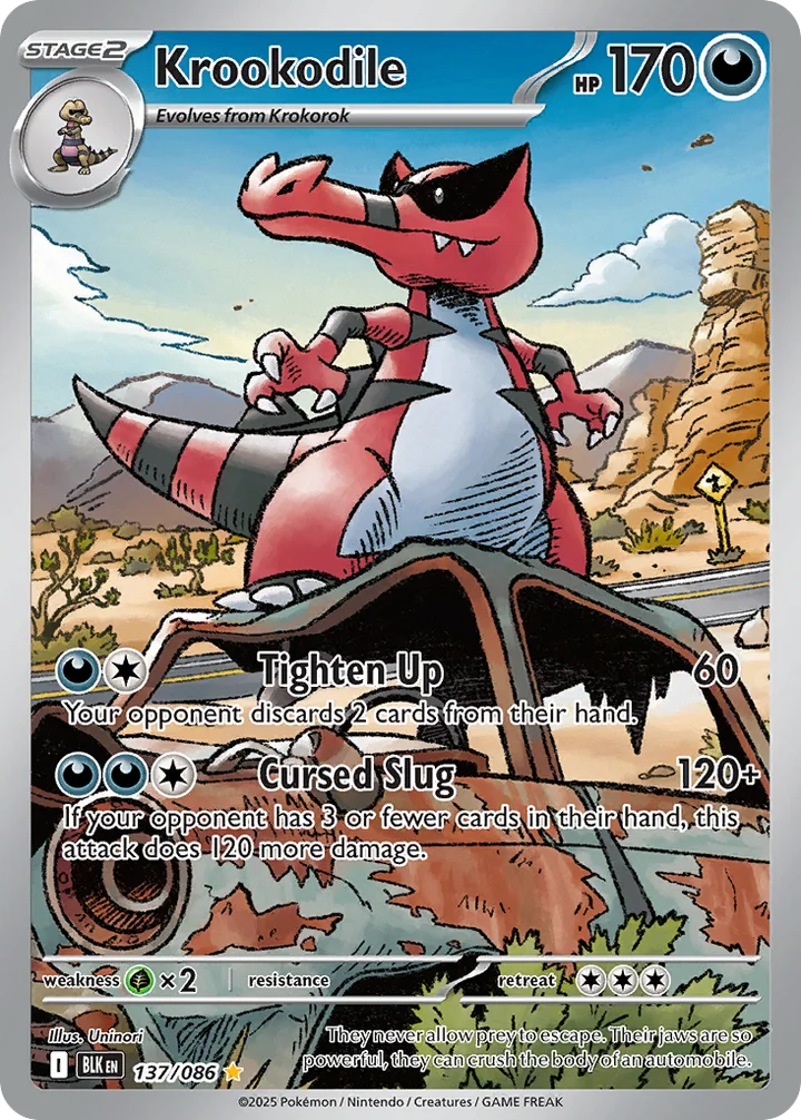 Krookodile, Black Bolt 137/086