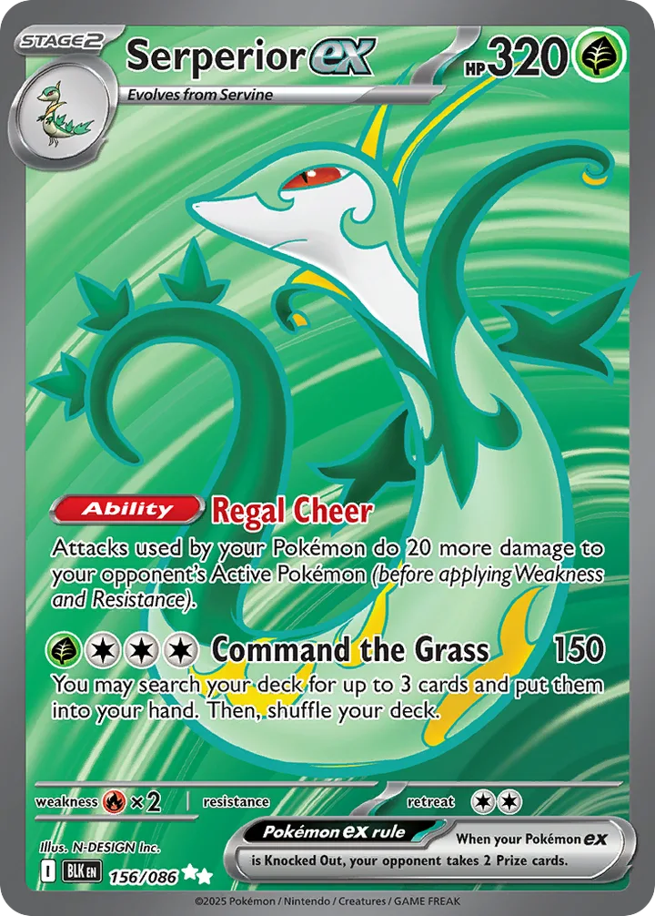 Serperior ex, Black Bolt 156/086