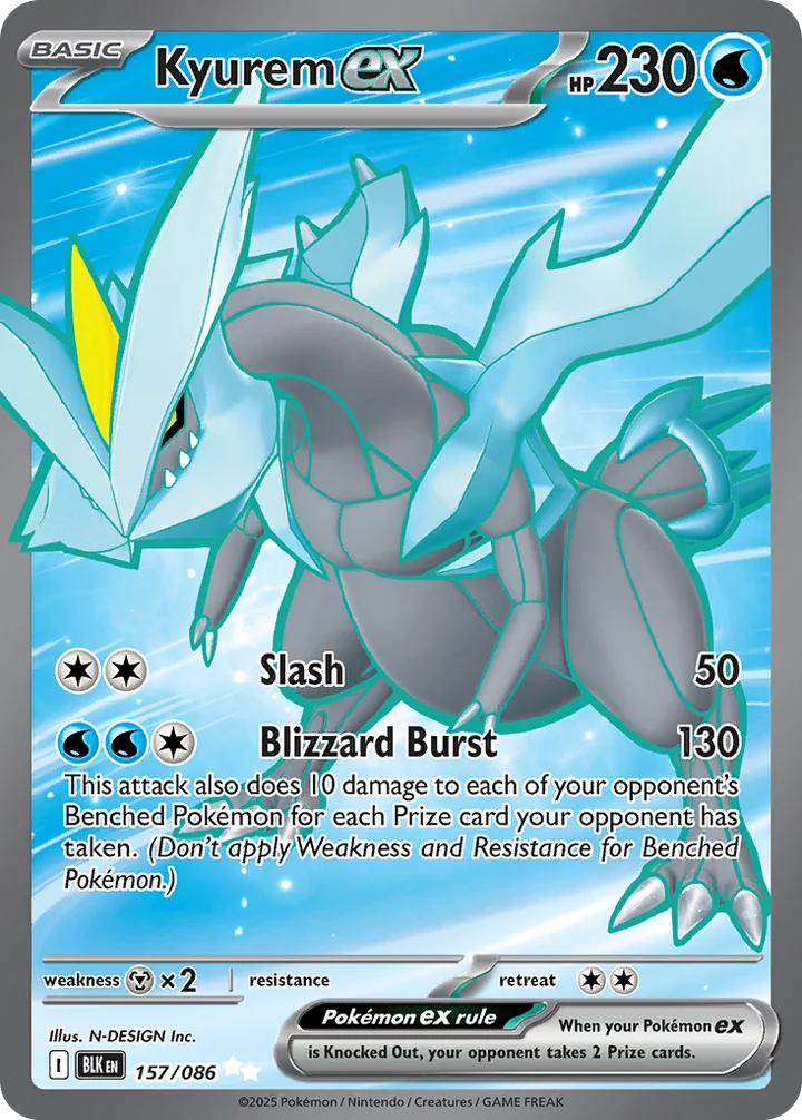 Kyurem ex, Black Bolt 157/086