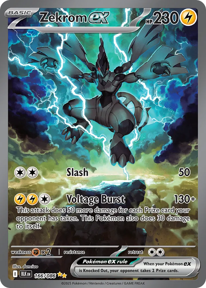 Zekrom ex, Black Bolt 166/086