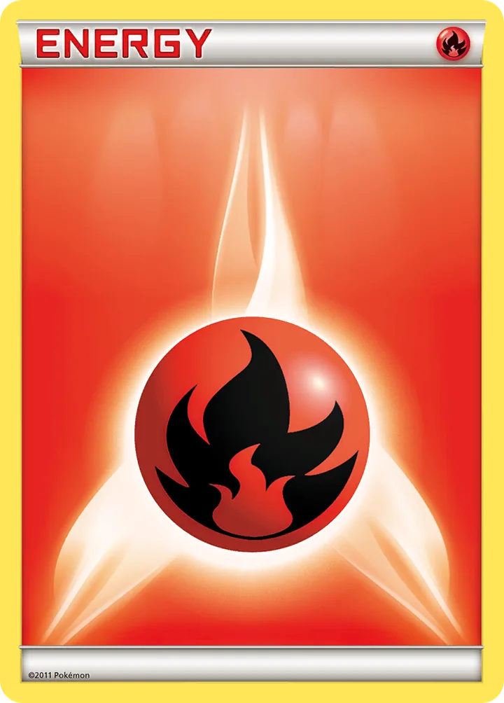 Fire Energy, Black & White Energy (2011 Unnumbered) No Number