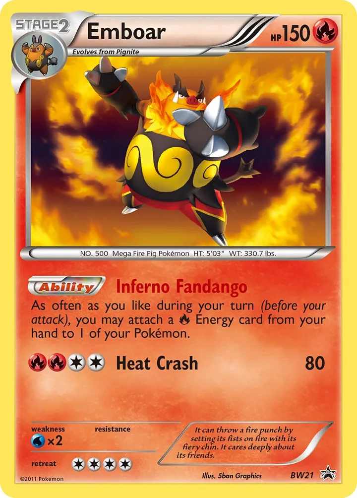 Emboar, Black & White Promos BW21