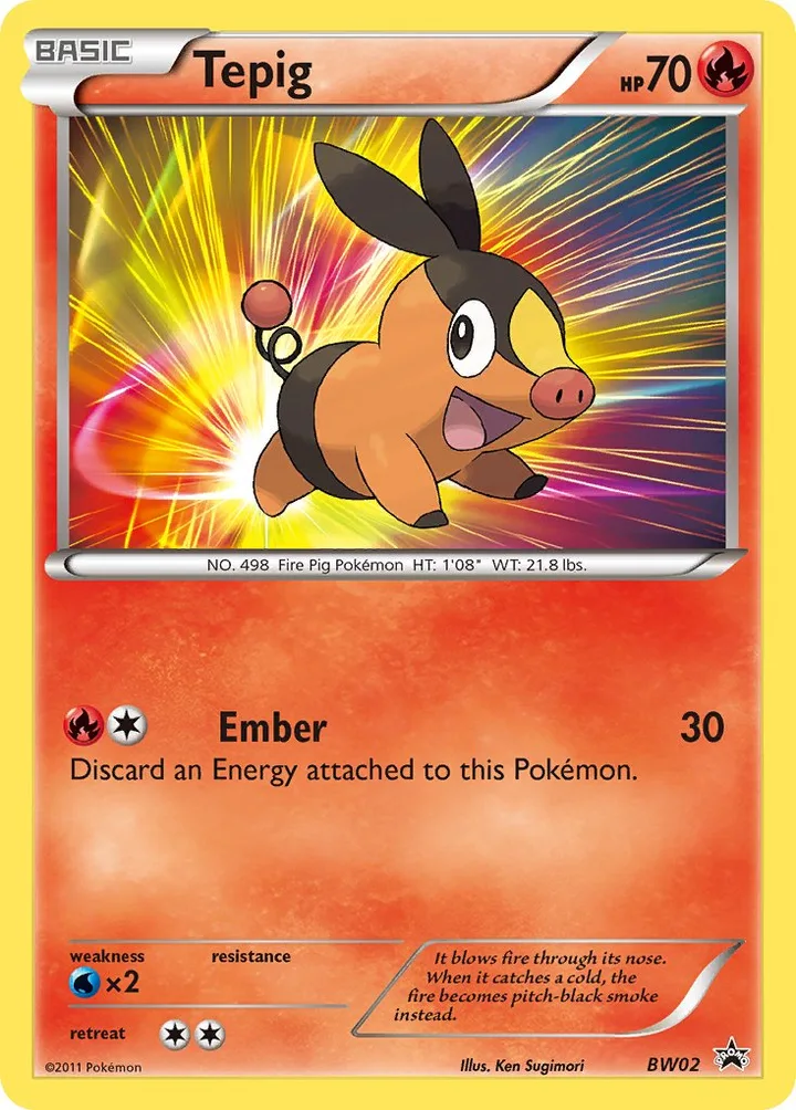 Tepig, Black & White Promos BW02