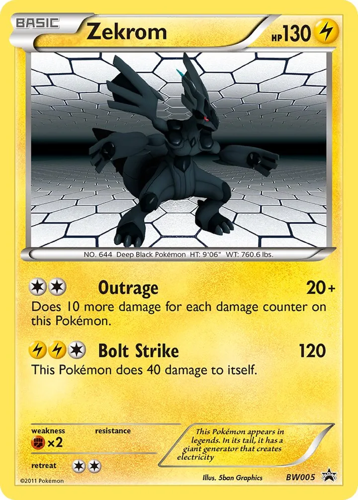 Zekrom, Black & White Promos BW005