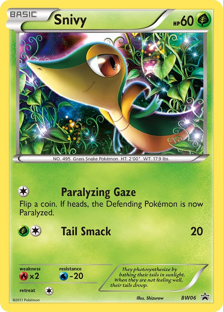 Snivy, Black & White Promos BW06