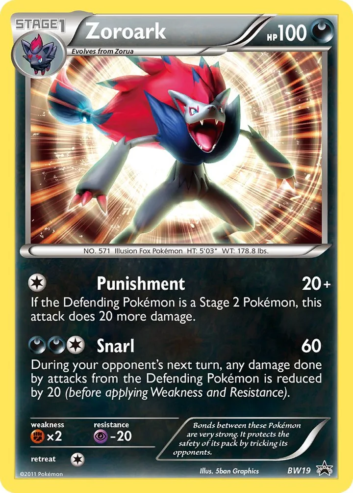 Zoroark, Black & White Promos BW19