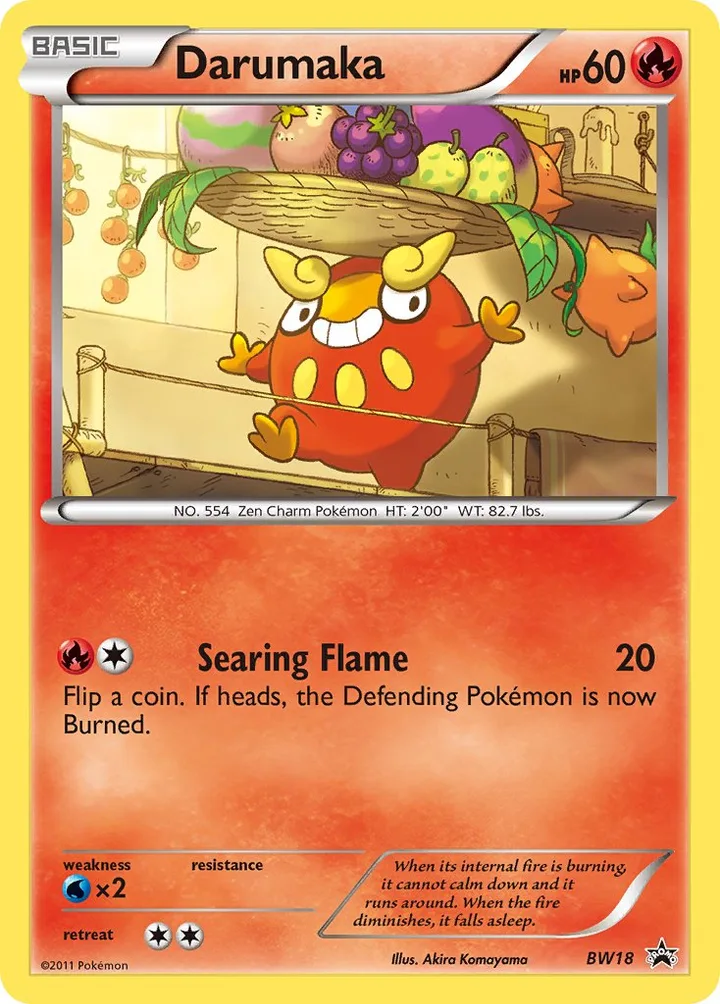 Darumaka, Black & White Promos BW18