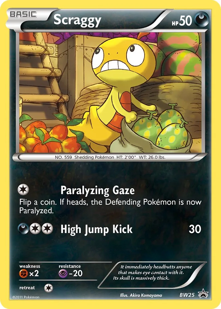 Scraggy, Black & White Promos BW25